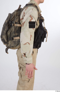 Reece Bates Contractor - Details of Uniform arm backpack details…